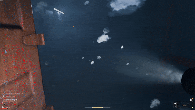 CRYO gameplay môi trường tuyết rơi dày đặc tầm nhìn hạn chế