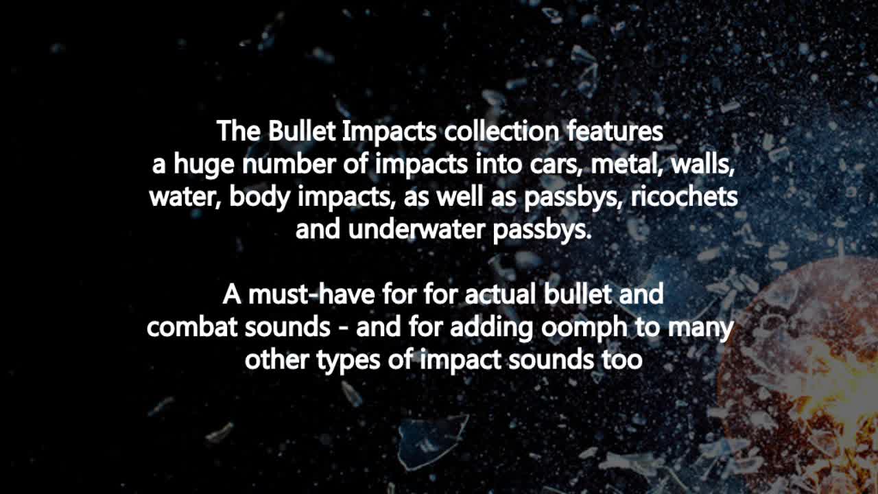 CWLM - Bullet Impacts: Sound FX Pack: Sound Examples