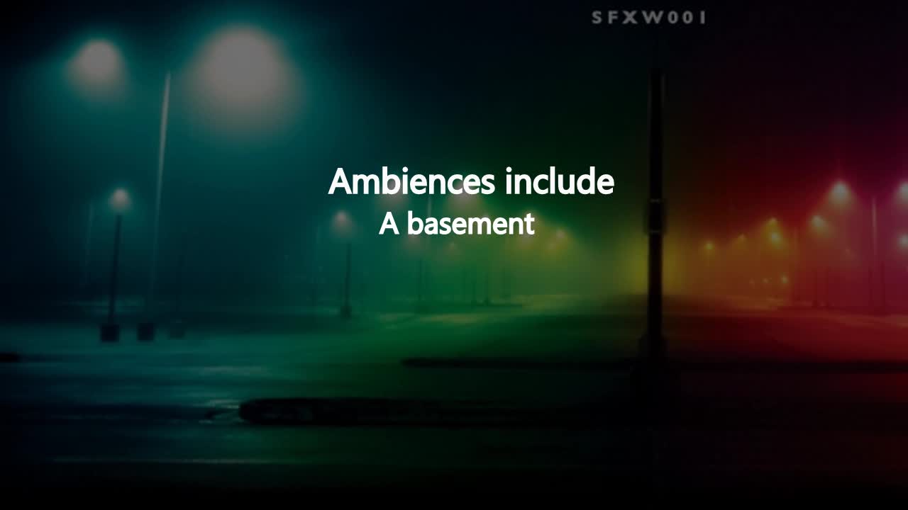CWLM - Silentscapes: Sound FX Pack: Sound Examples