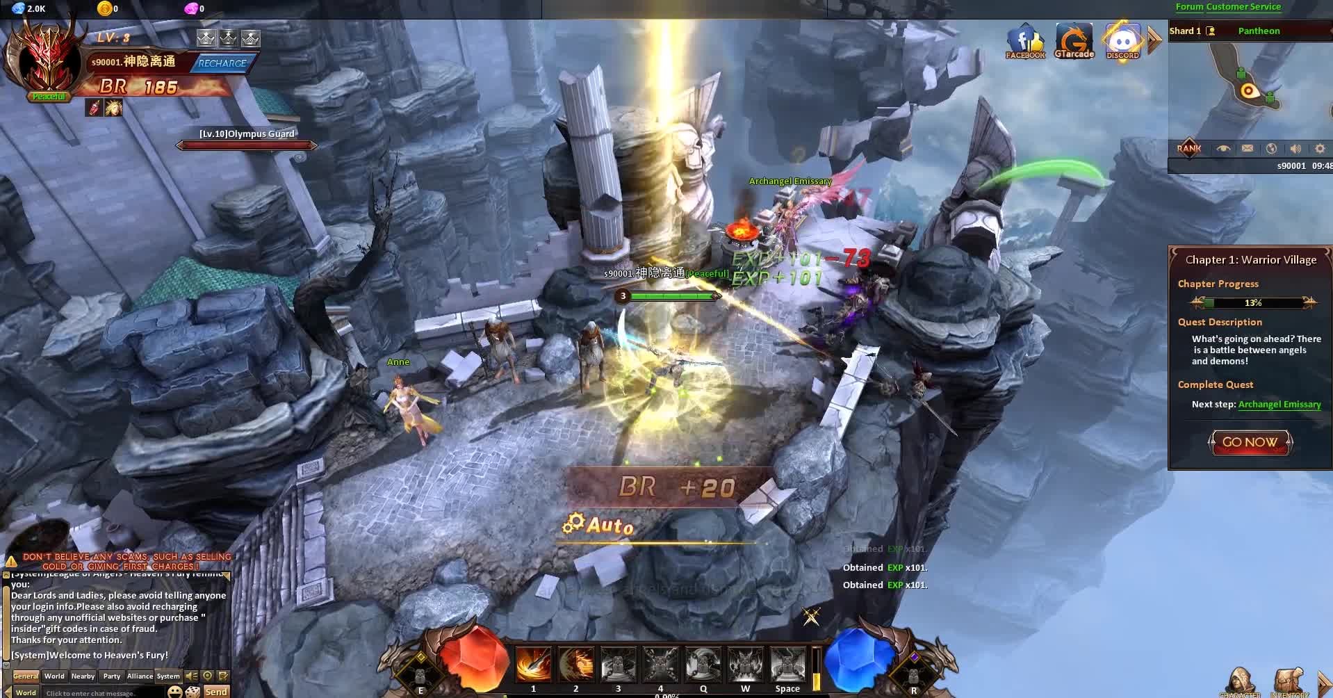 League of Angels II gameplay screenshot 2