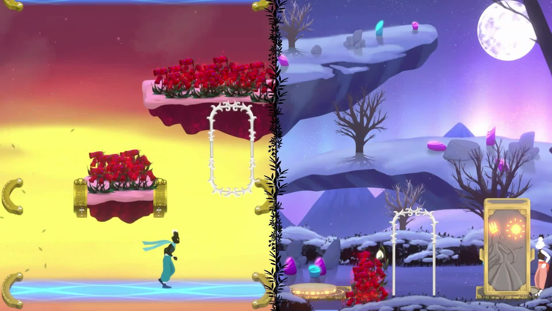 بيئات متباينة في Mirrored Souls تُبرز اختلاف العالمين