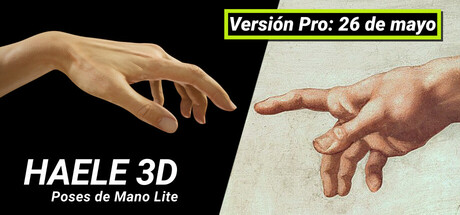 HAELE 3D - Poses de Mano Lite - Referencias de Dibujo