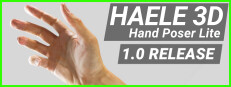 HAELE 3D - Hand Poses Lite - Drawing References