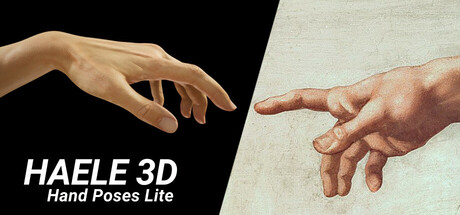 HAELE 3D - Hand Poses Lite - Drawing References Cover Image