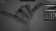 A screenshot of HAELE 3D - Handposen Lite - Zeichenreferenzen