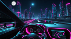Gameplay | Synthwave Burnout trailer