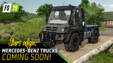 General / Cinematic | FS25: Mercedes-Benz Trucks Pack Announcement Trailer
