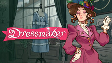 Dressmaker - Proses menjahit gaun dengan mesin jahit