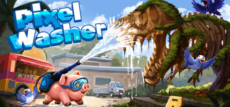 Pixel Washer — Steam header