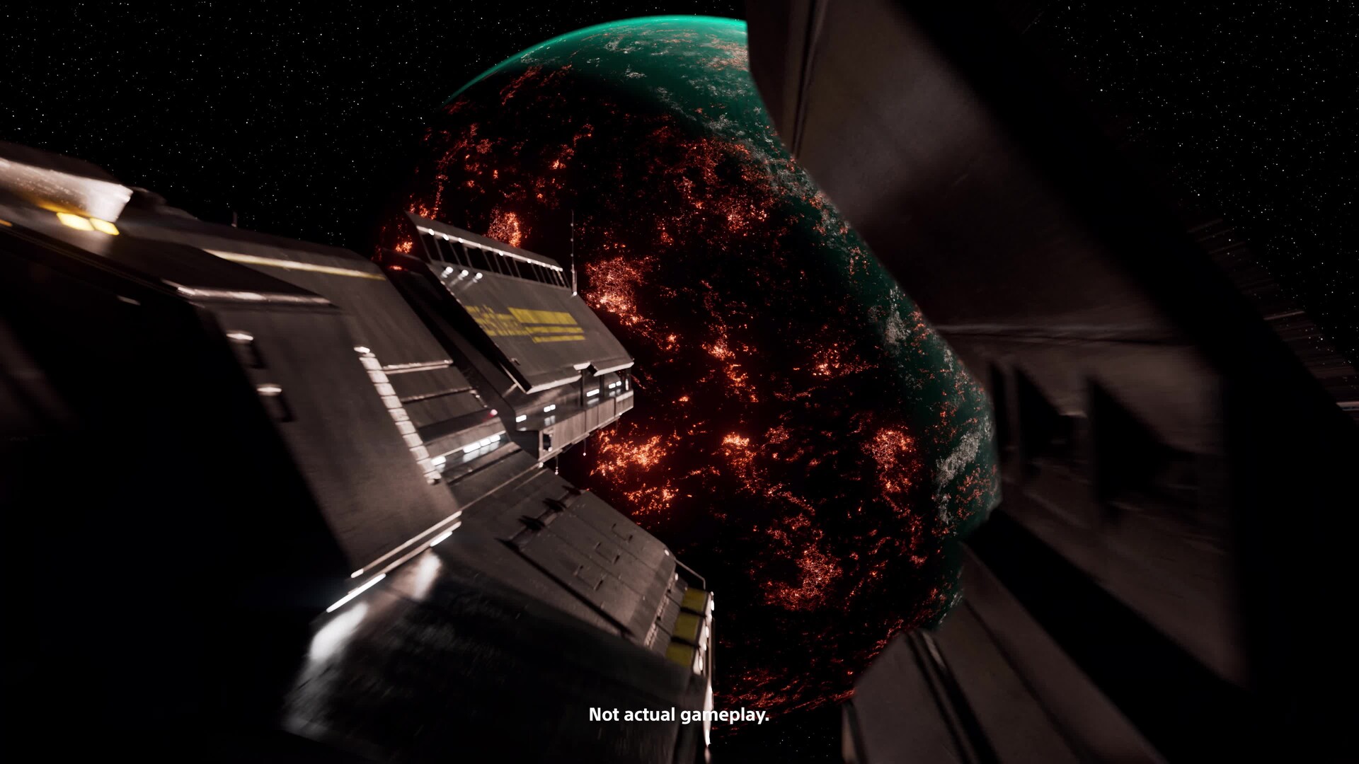 Helldivers 2 destroyers above a planet reminding players to choose the right operation before farming samples