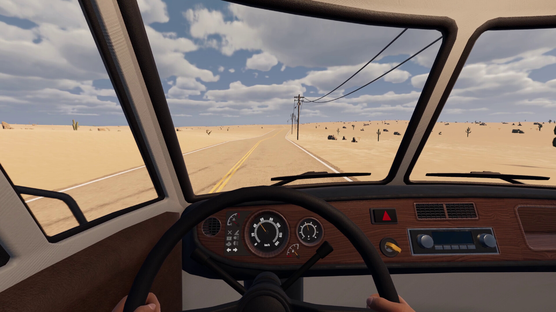 Nomad Drive Screenshots - Interior dan aktivitas survival