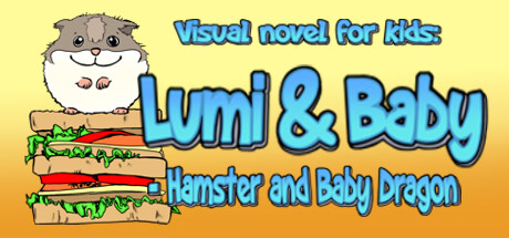 Visual novel for the kids: Lumi And Baby - Hamster And Baby Dragon — Steam header