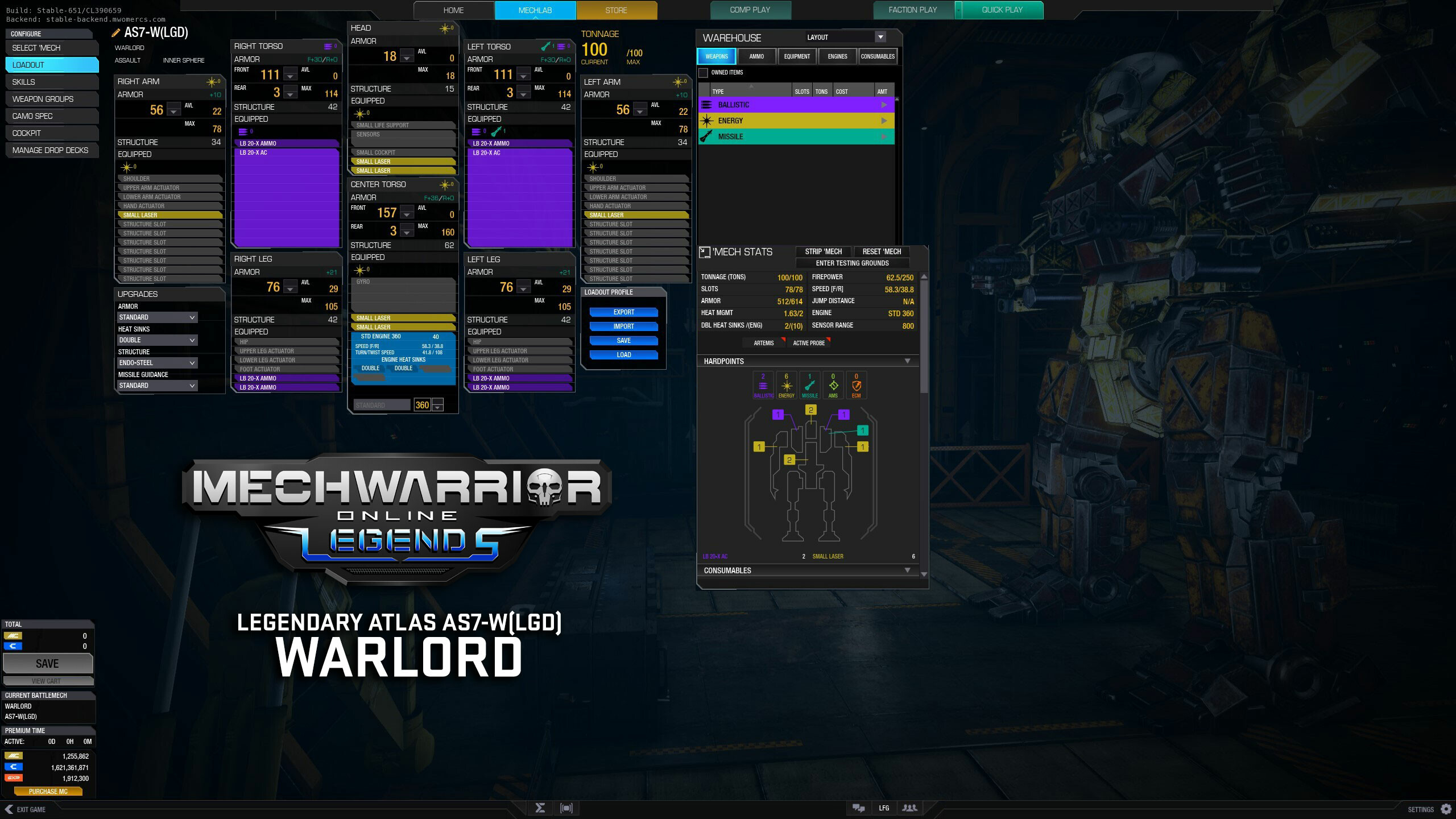 MechWarrior Online™ - Warlord Legendary Mech Pack screenshot 2