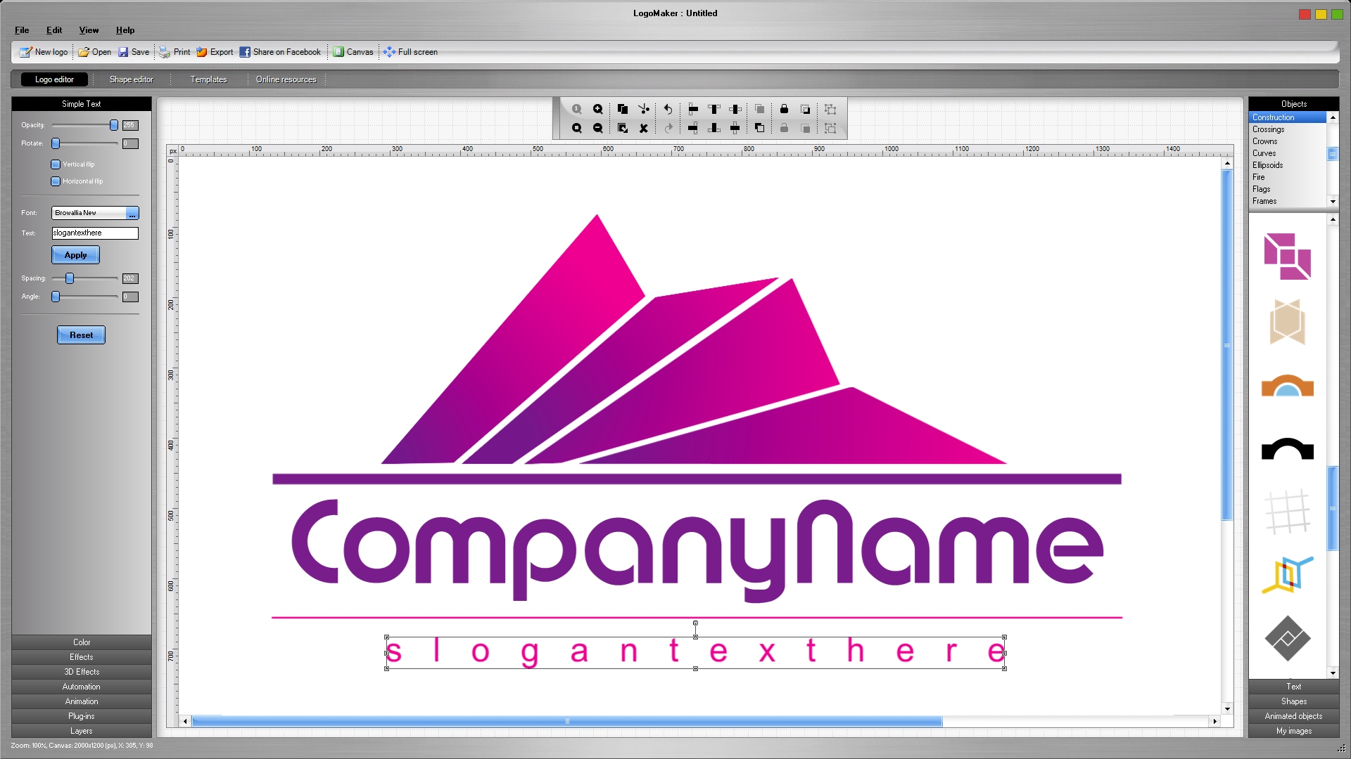 LogoMaker 4 screenshot 1