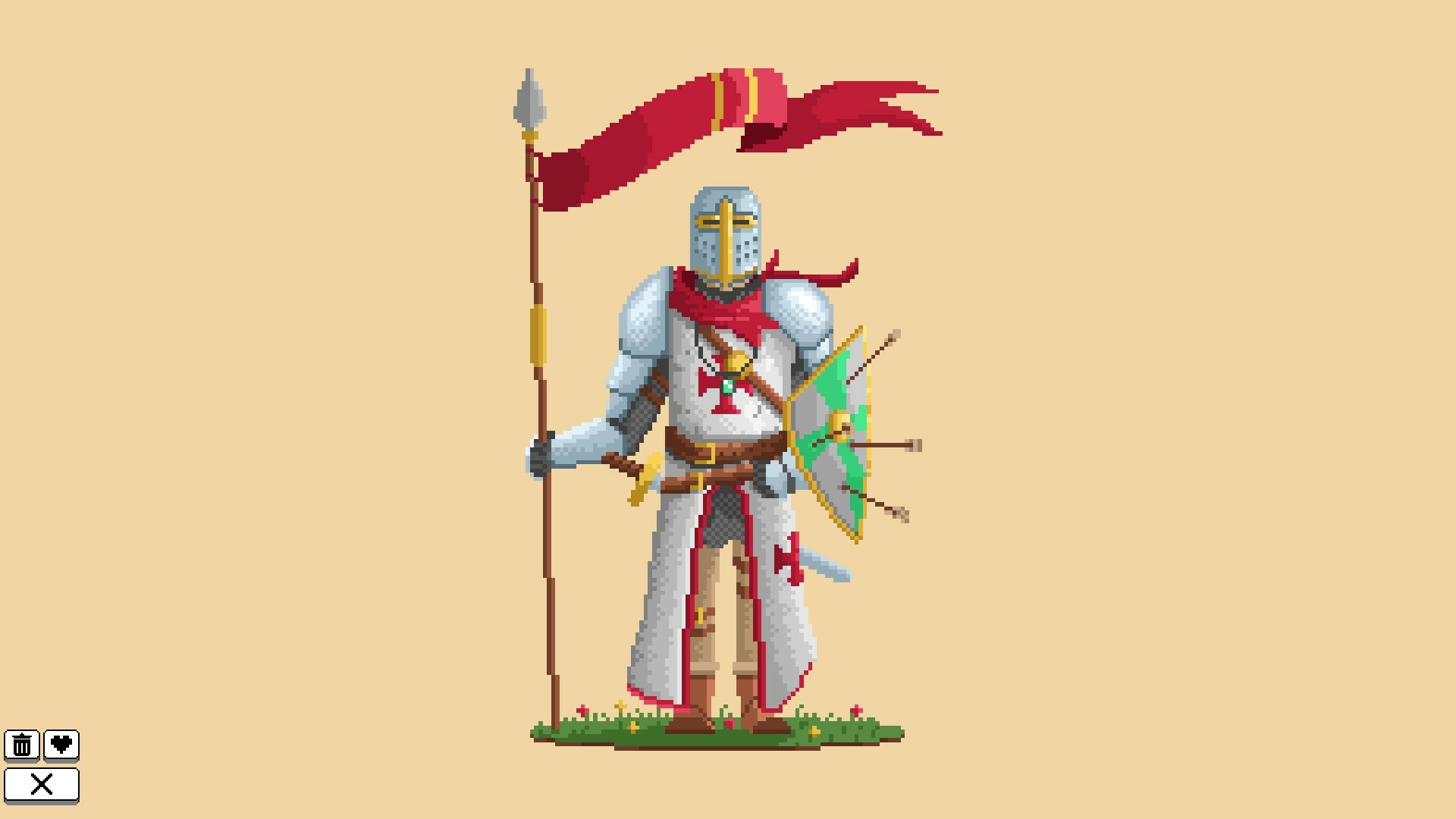 Coloring Pixels - Medieval Pack screenshot 1