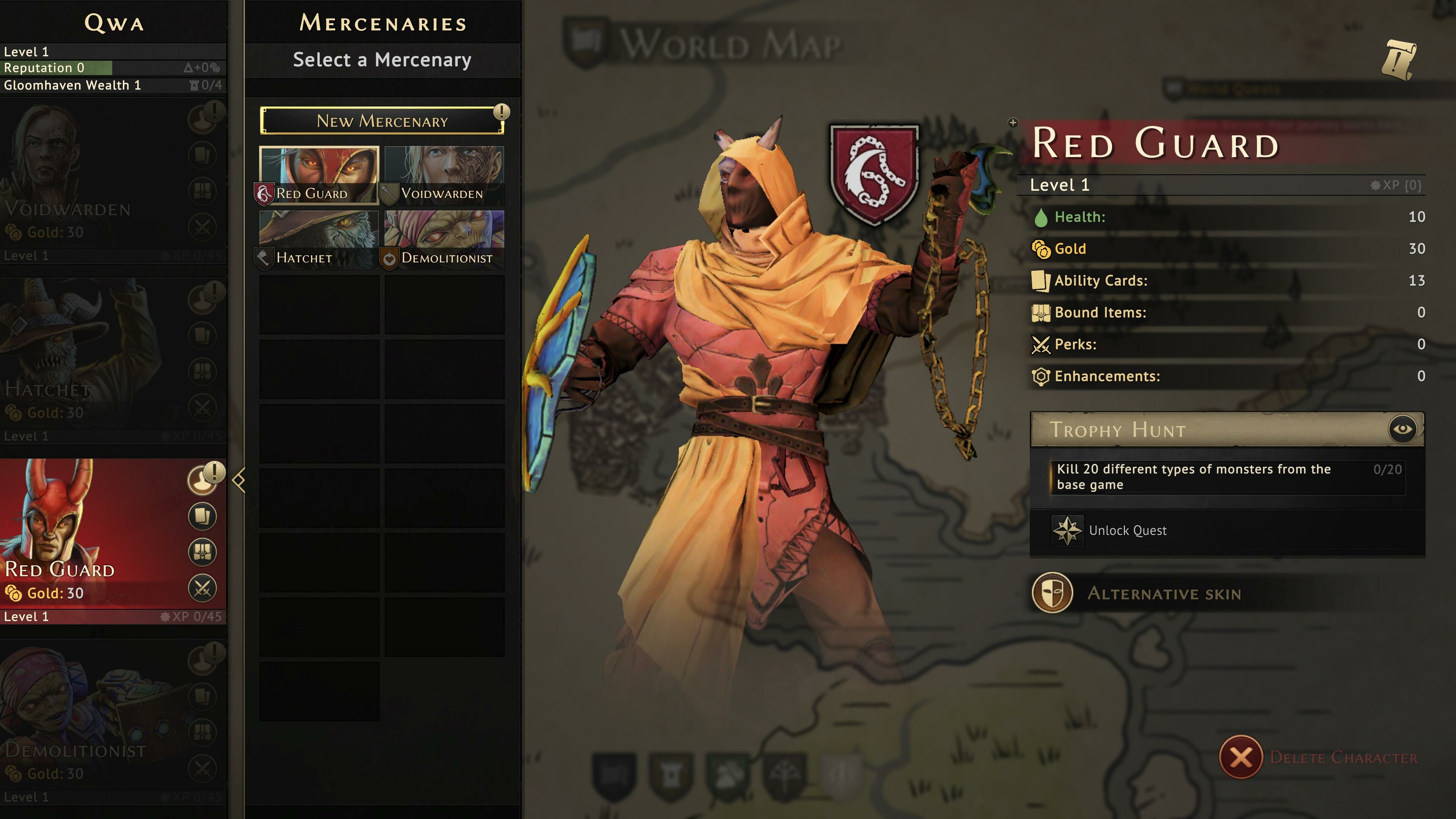 Gloomhaven - Jaws of the Lion Alternative Skins screenshot 1