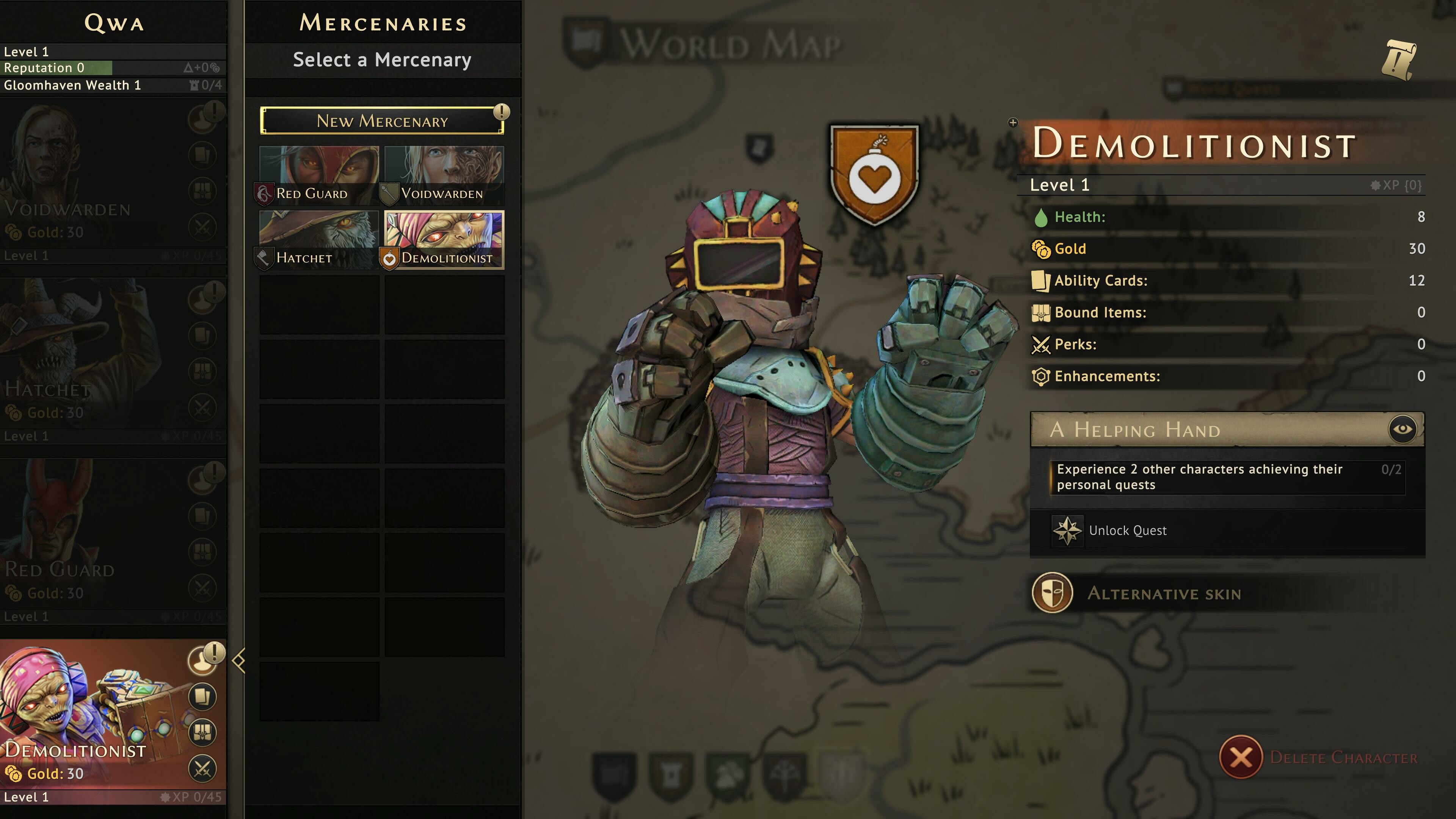 Gloomhaven - Jaws of the Lion Alternative Skins screenshot 4