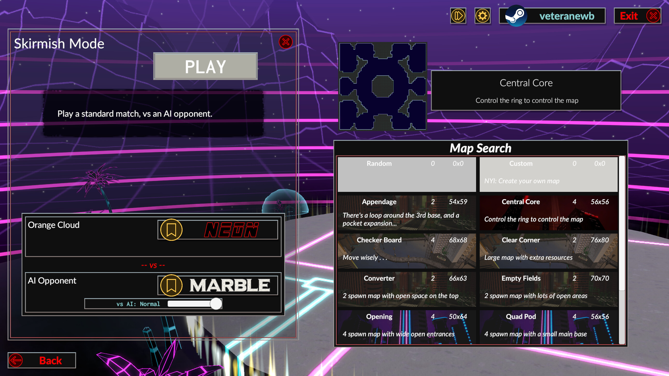Neon Marble Rust screenshot 9