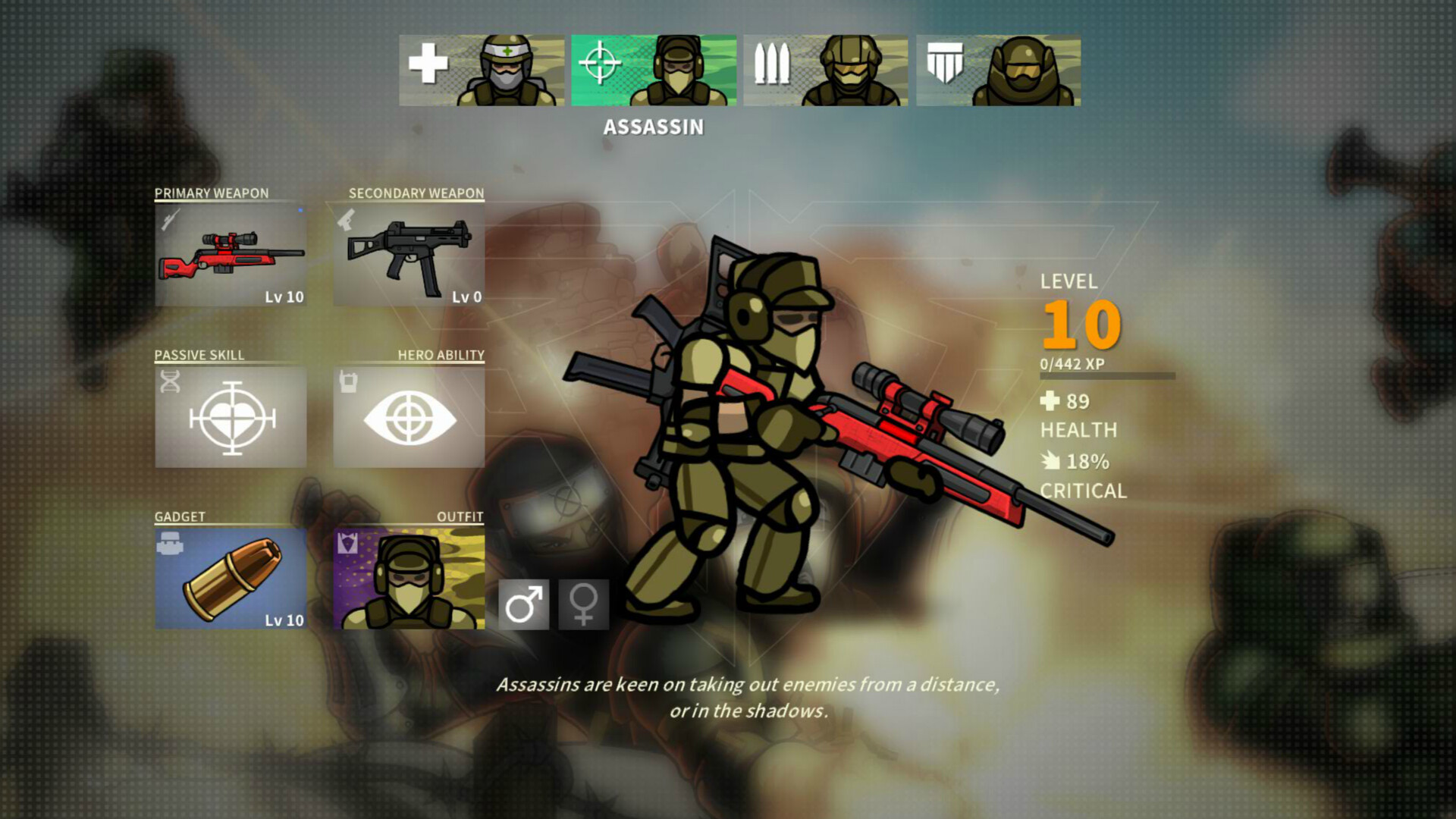 Strike Force Heroes Original Flash Outfits screenshot 2