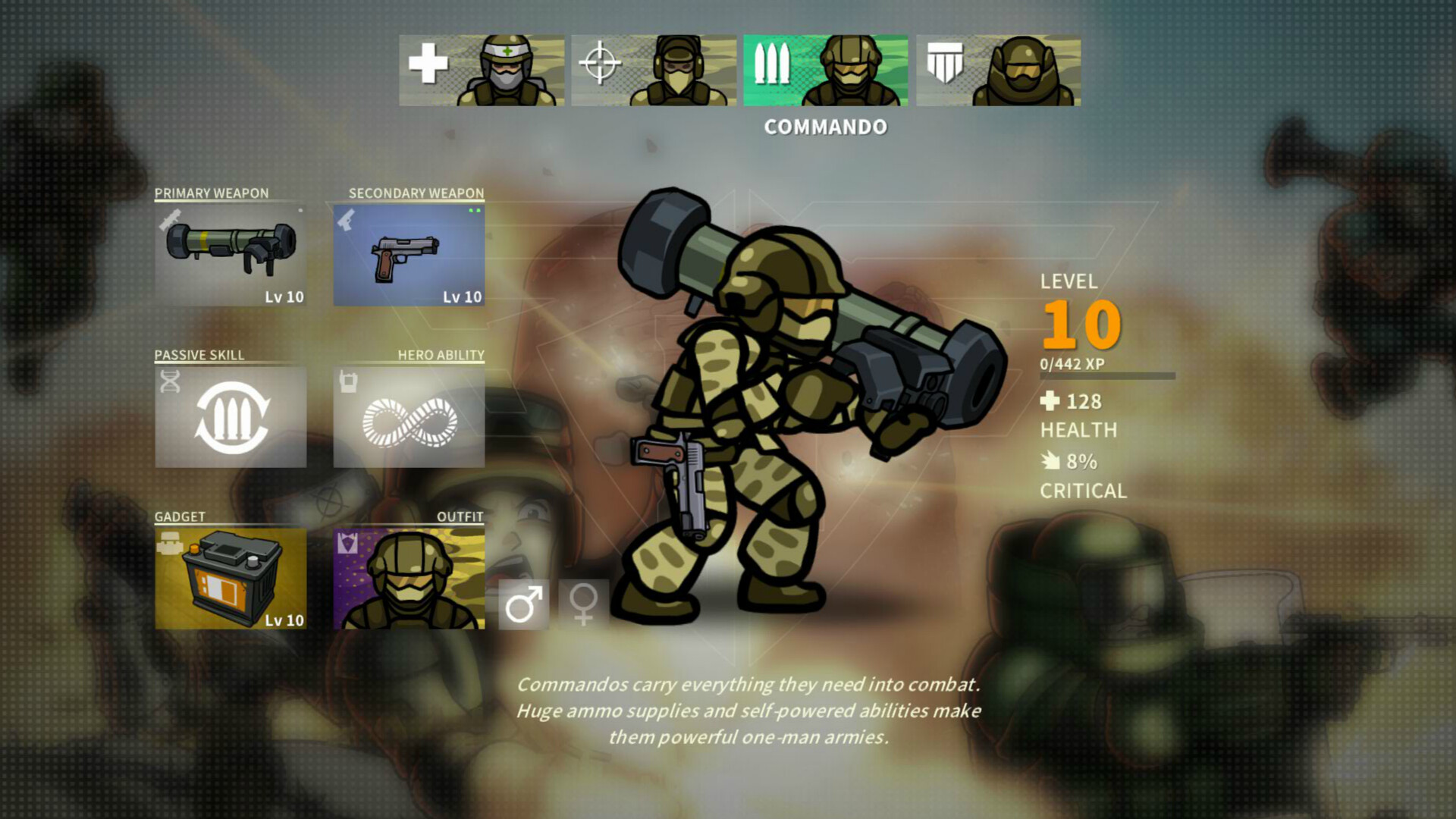 Strike Force Heroes Original Flash Outfits screenshot 3