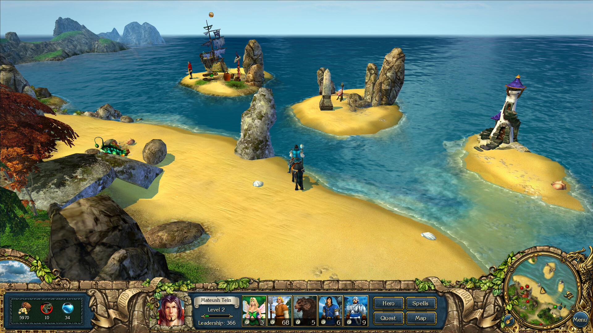 Kings Bounty The Legend gameplay screenshot 3