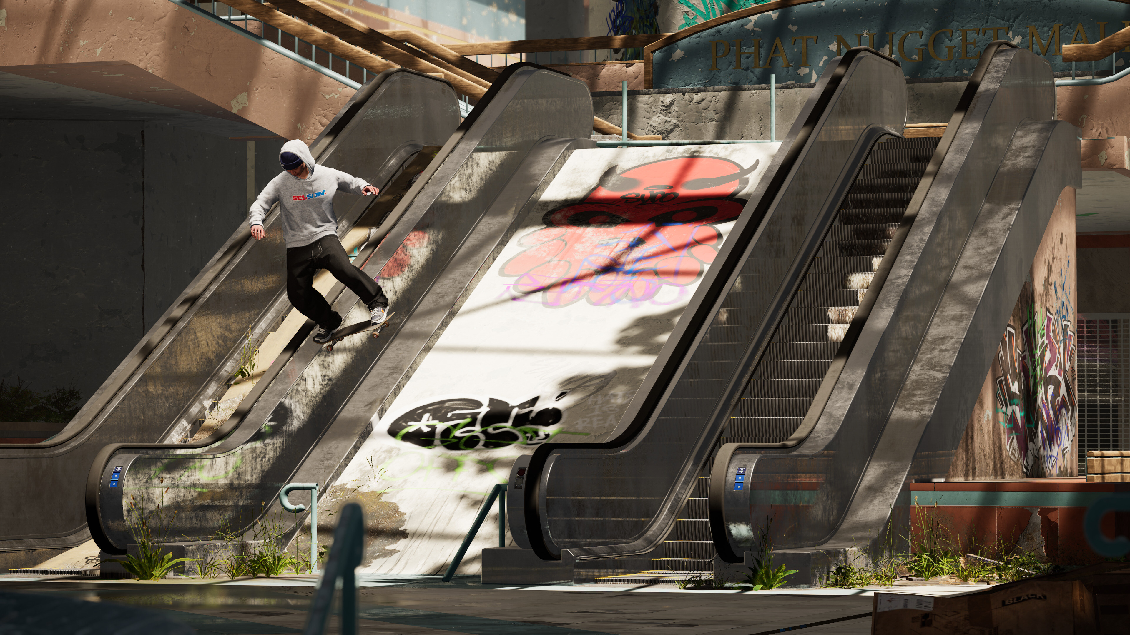 Session: Skate Sim Abandoned Mall screenshot 1