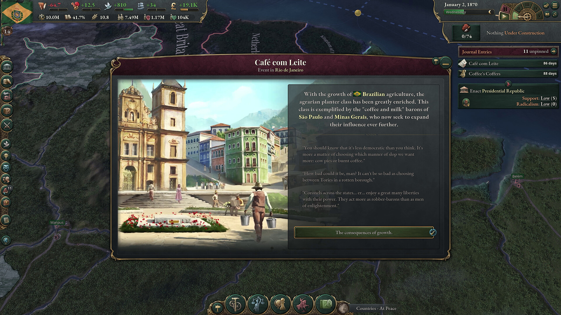 Victoria 3: Colossus of the South - Region Pack screenshot 3