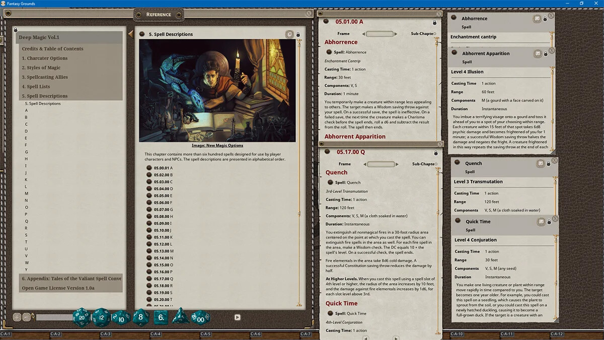Fantasy Grounds - Deep Magic Volume 1 screenshot 7