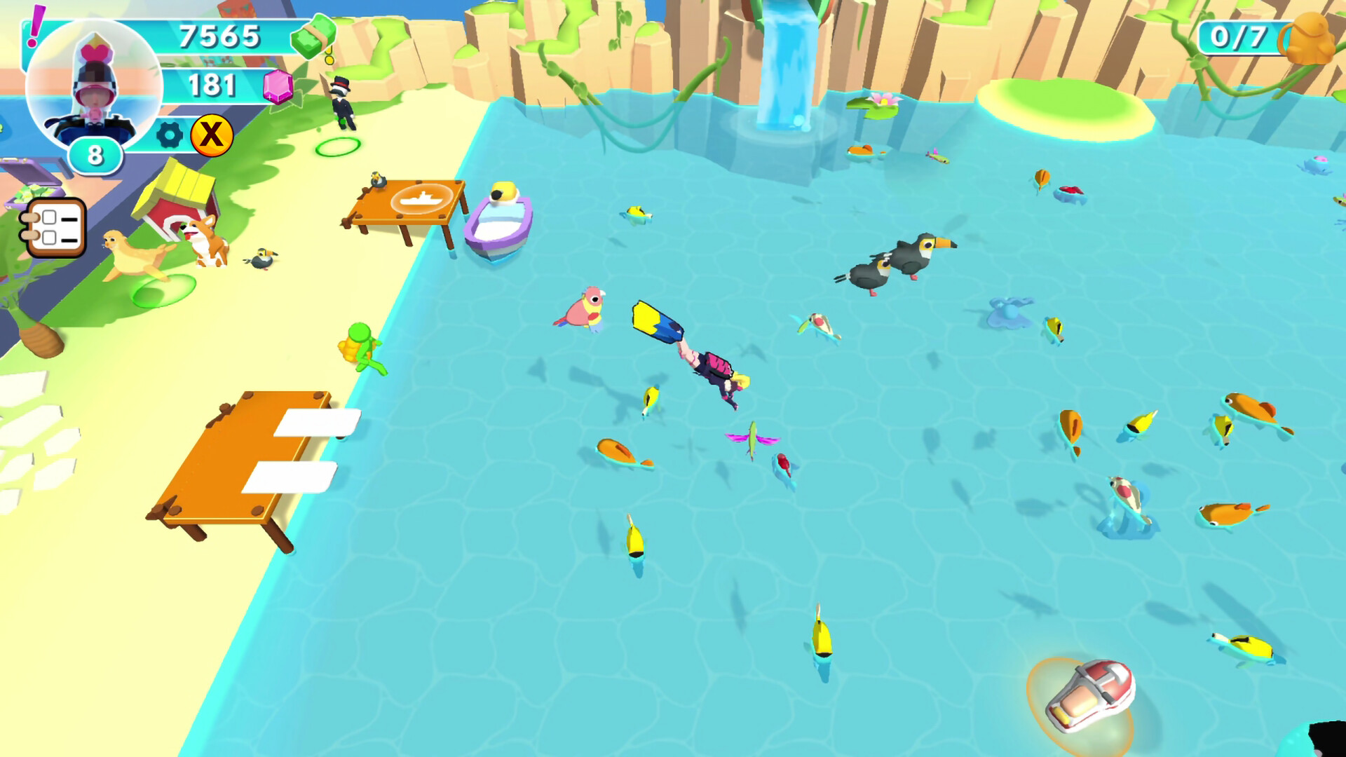Aquarium Land: Parrot screenshot 2