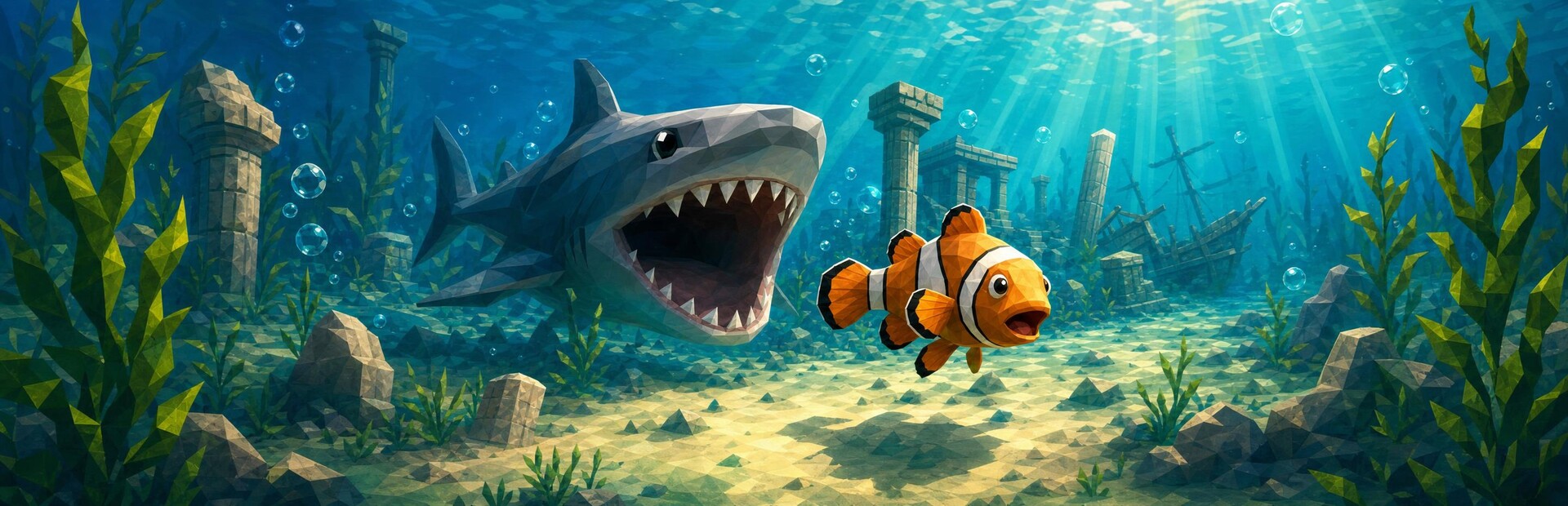 Fish Survivor : Feed and Grow and Evolve