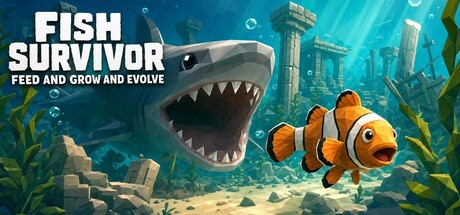 Fish Survivor : Feed and Grow and Evolve — Steam header