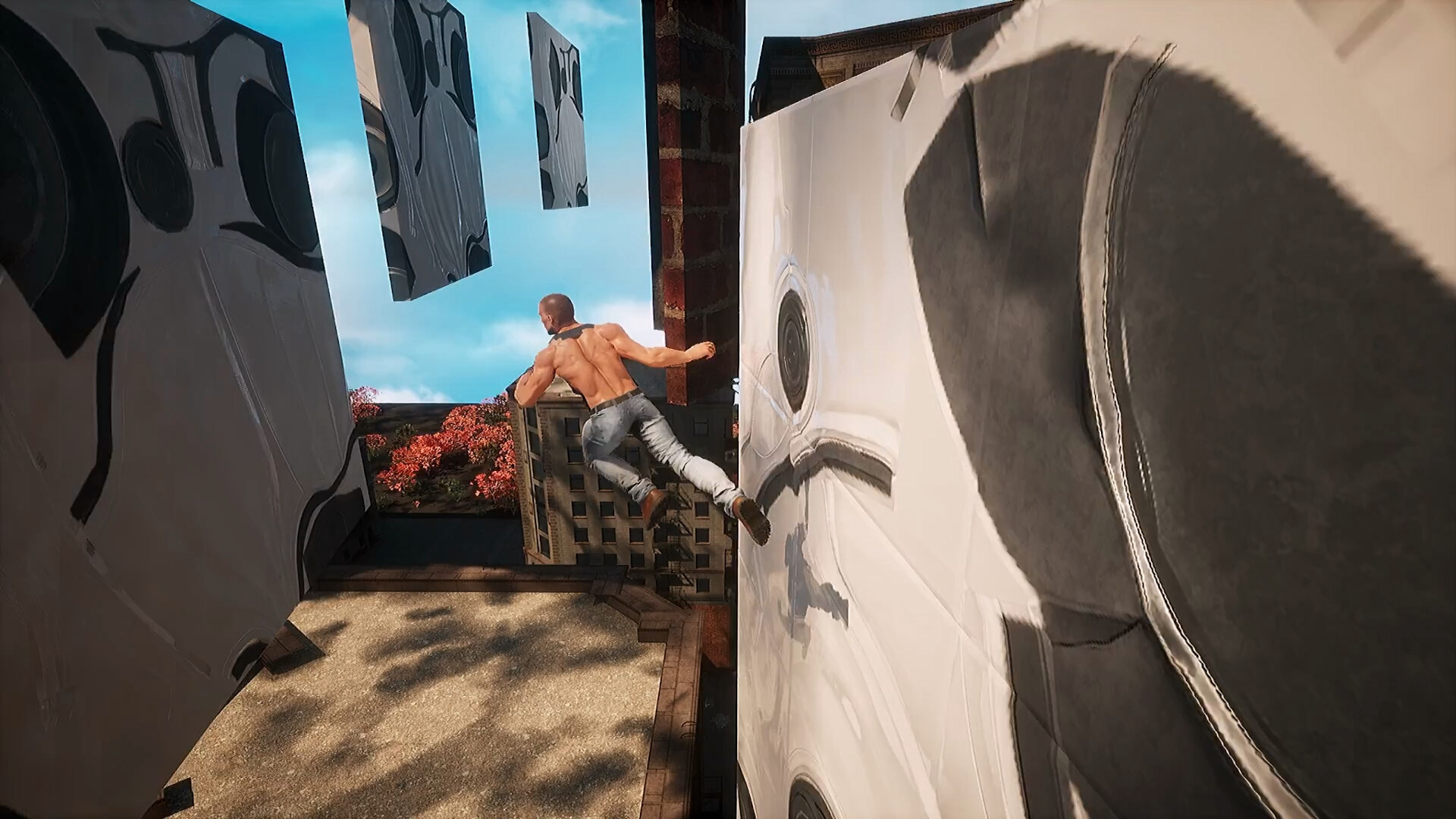 猛男跑酷（Strong man parkour） screenshot 2