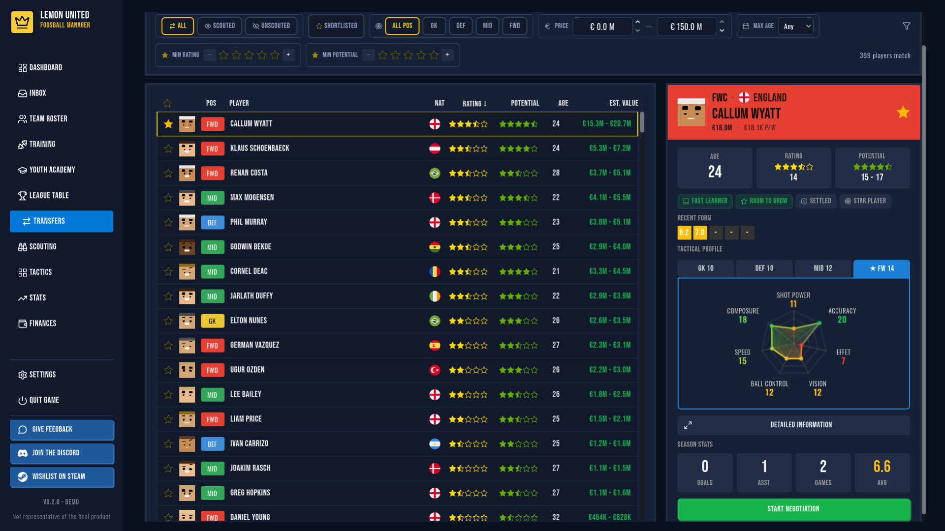 Foosball Manager screenshot 3