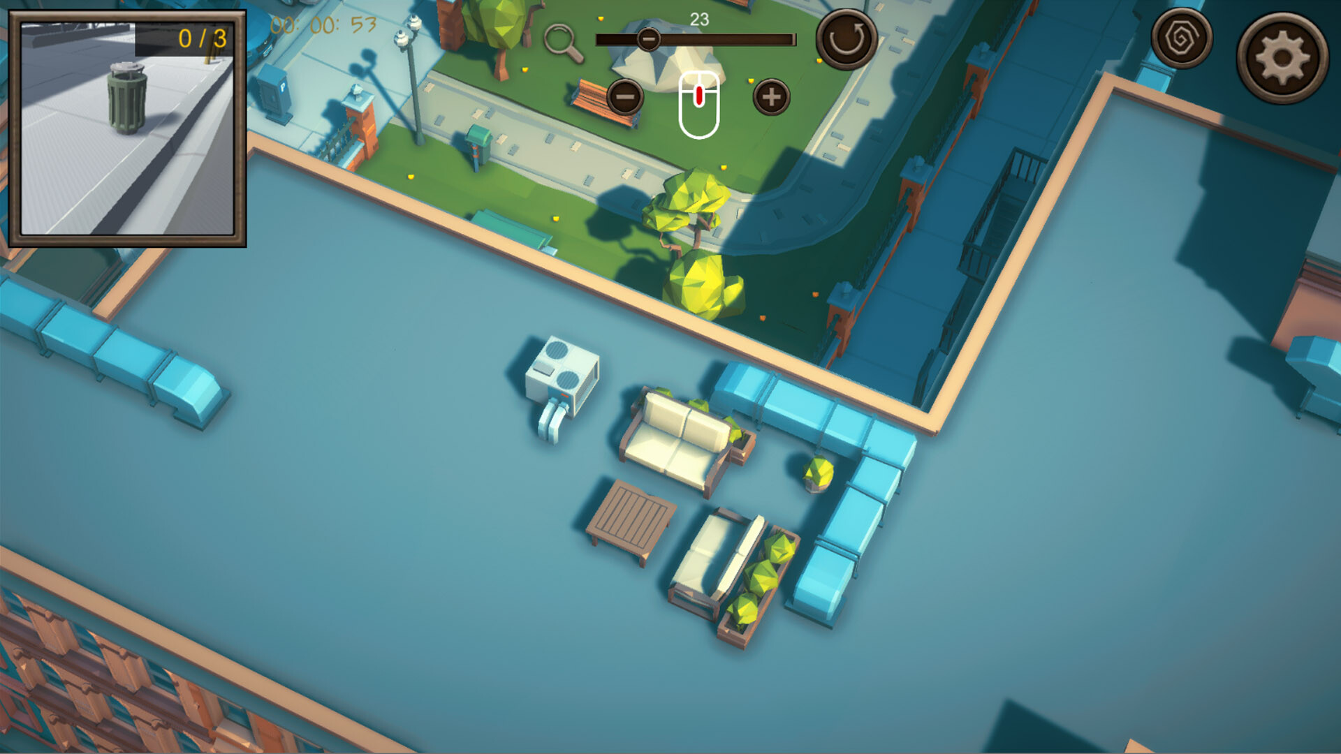 Hidden City Top-Down 3D screenshot 5