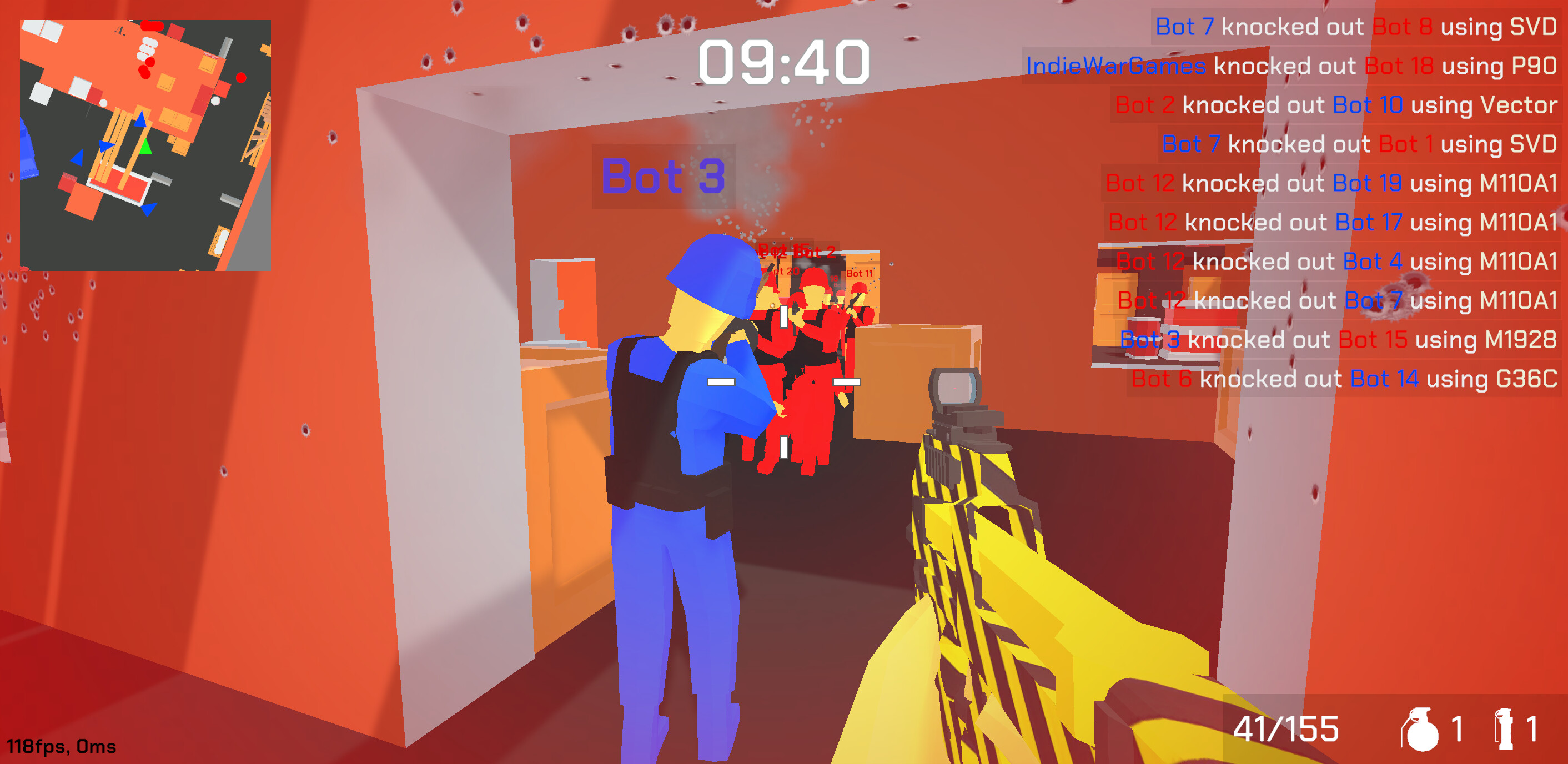 Retro Combat screenshot 1