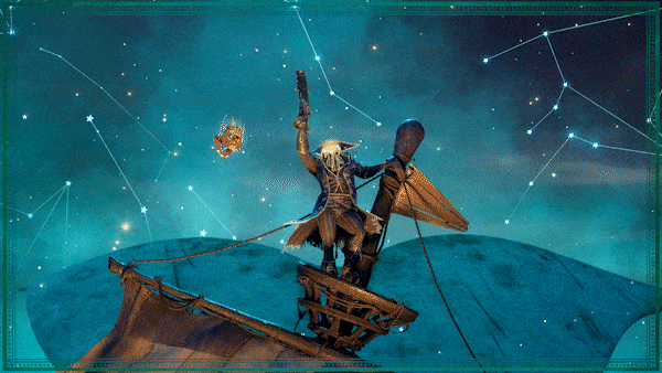 Cảnh gameplay DAVY x JONES cướp biển bắn ra đầu lâu ma quái dưới biển