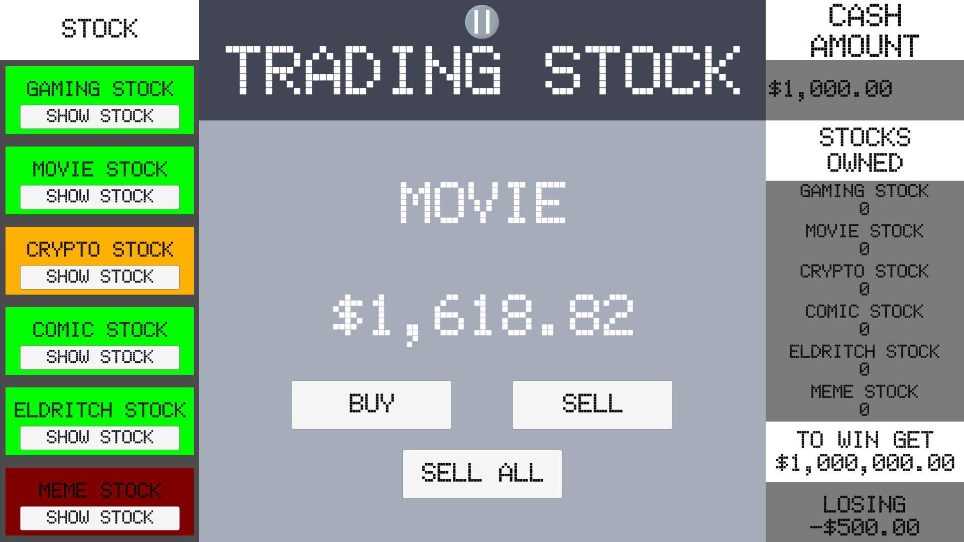 Simple Stock Trading Simulator screenshot 5