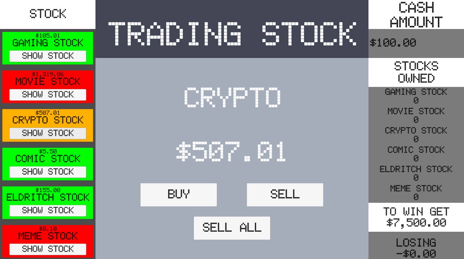 Simple Stock Trading Simulator screenshot 4