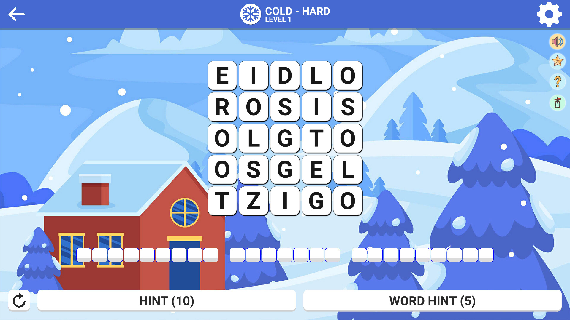 Square Word: Hello Winter! screenshot 3