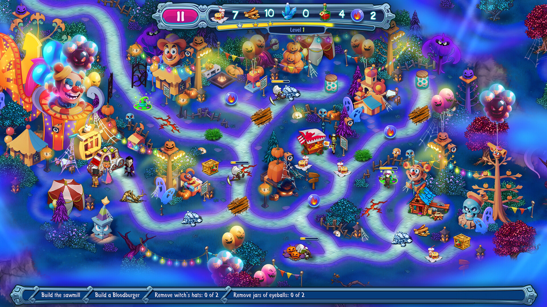 Incredible Dracula: Dark Carnival screenshot 1