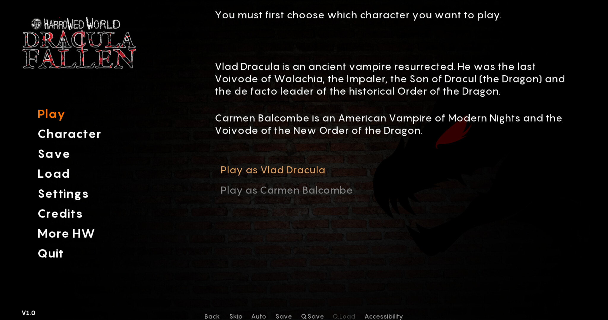 Harrowed World: Dracula Fallen screenshot 1