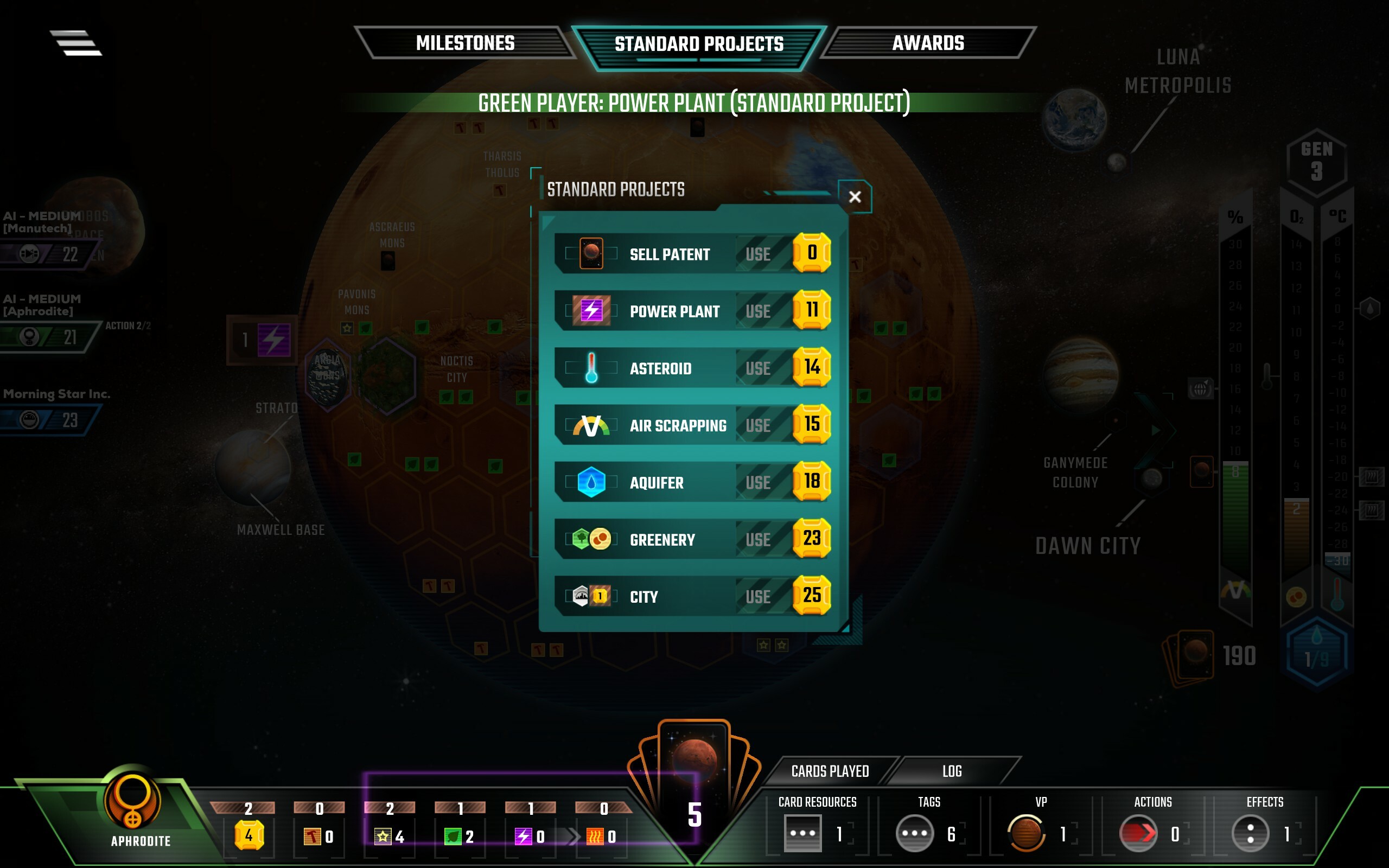 Terraforming Mars - Venus Next screenshot 5