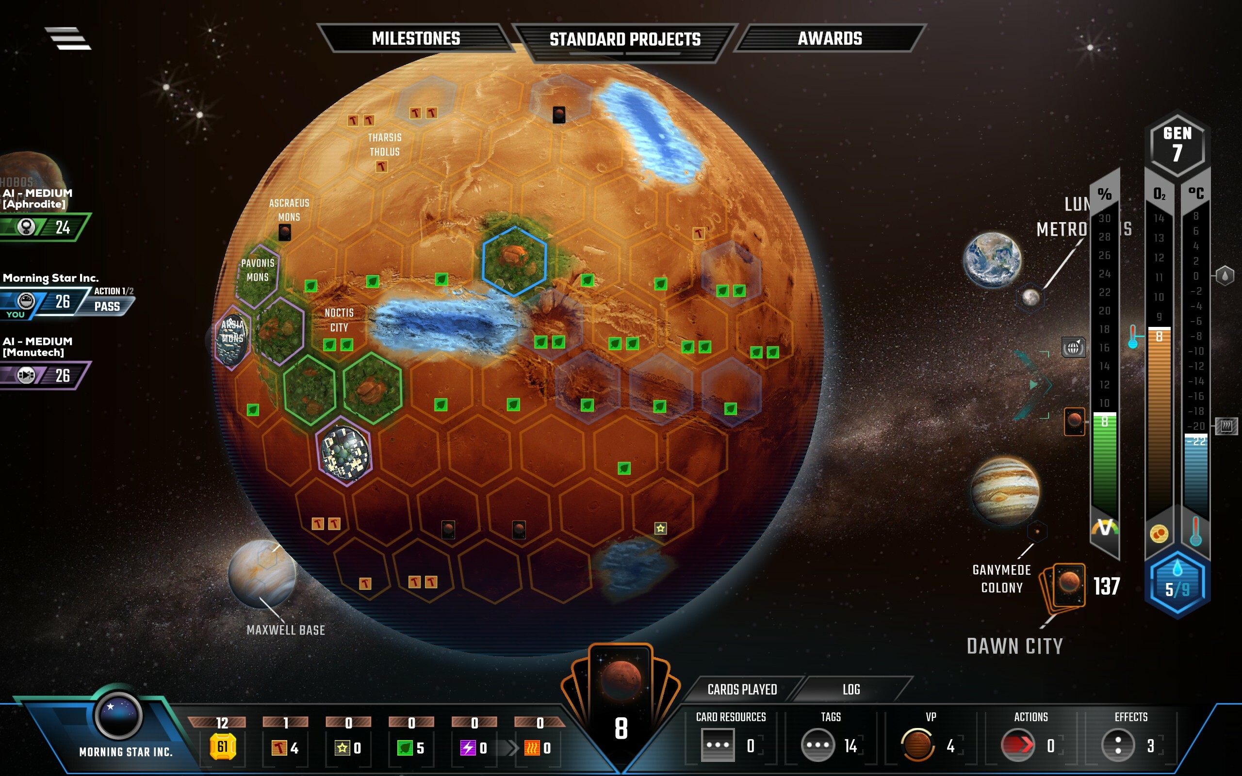 Terraforming Mars - Venus Next screenshot 4