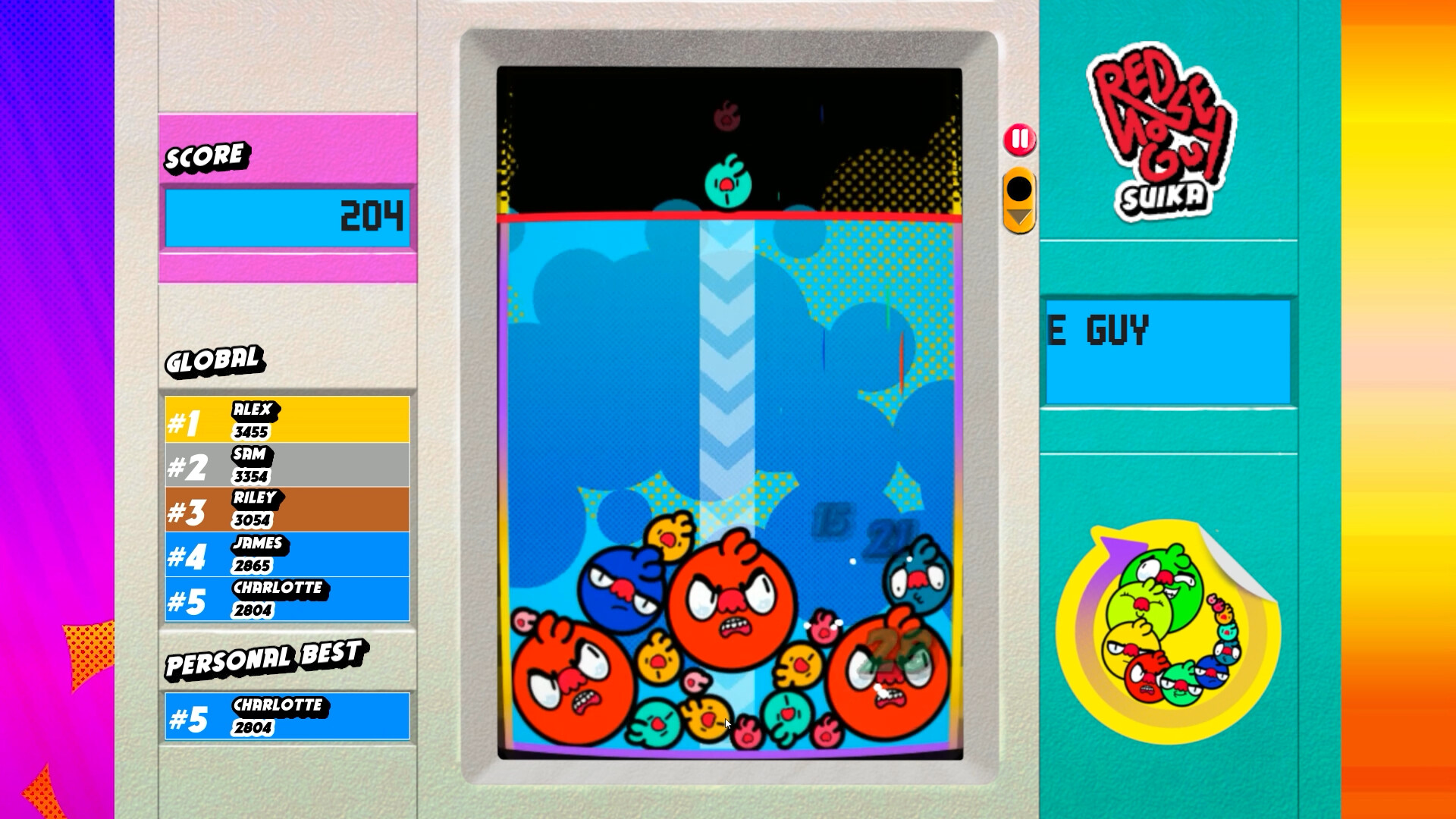 Red Nose Guy Suika screenshot 1