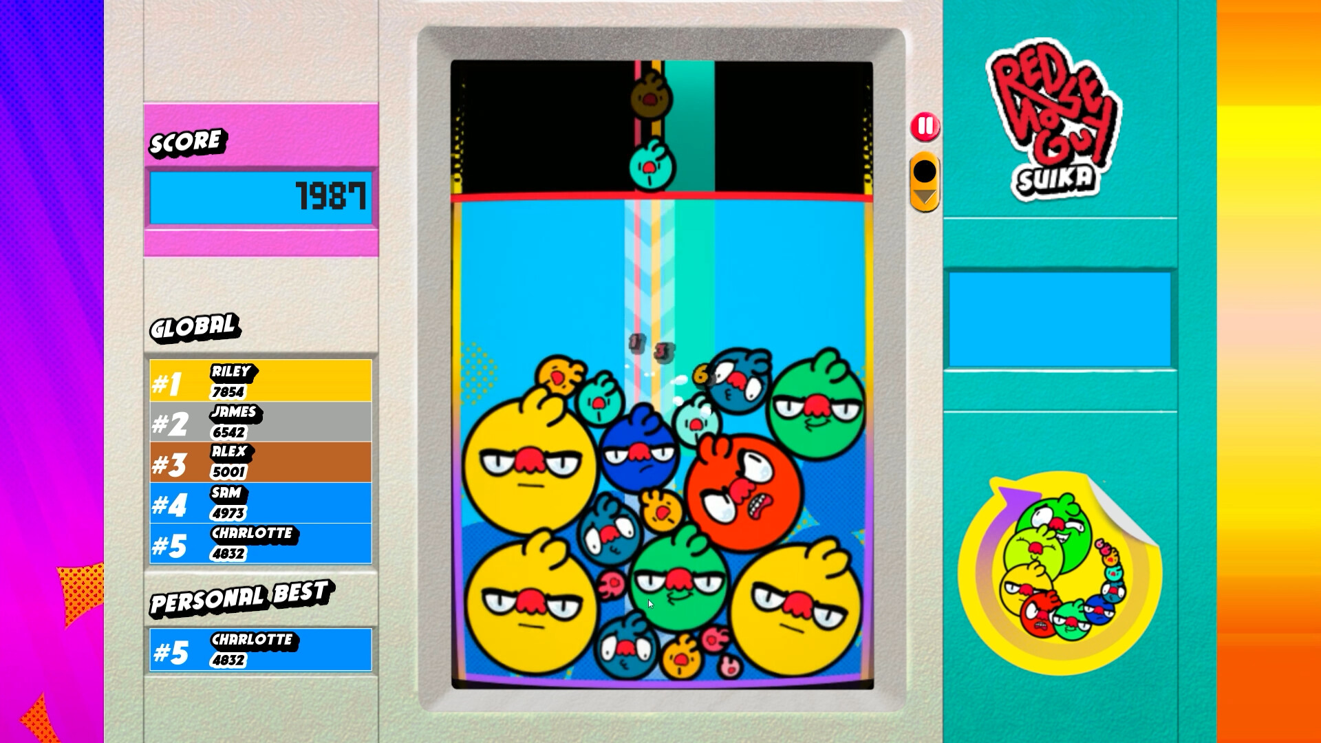Red Nose Guy Suika screenshot 3