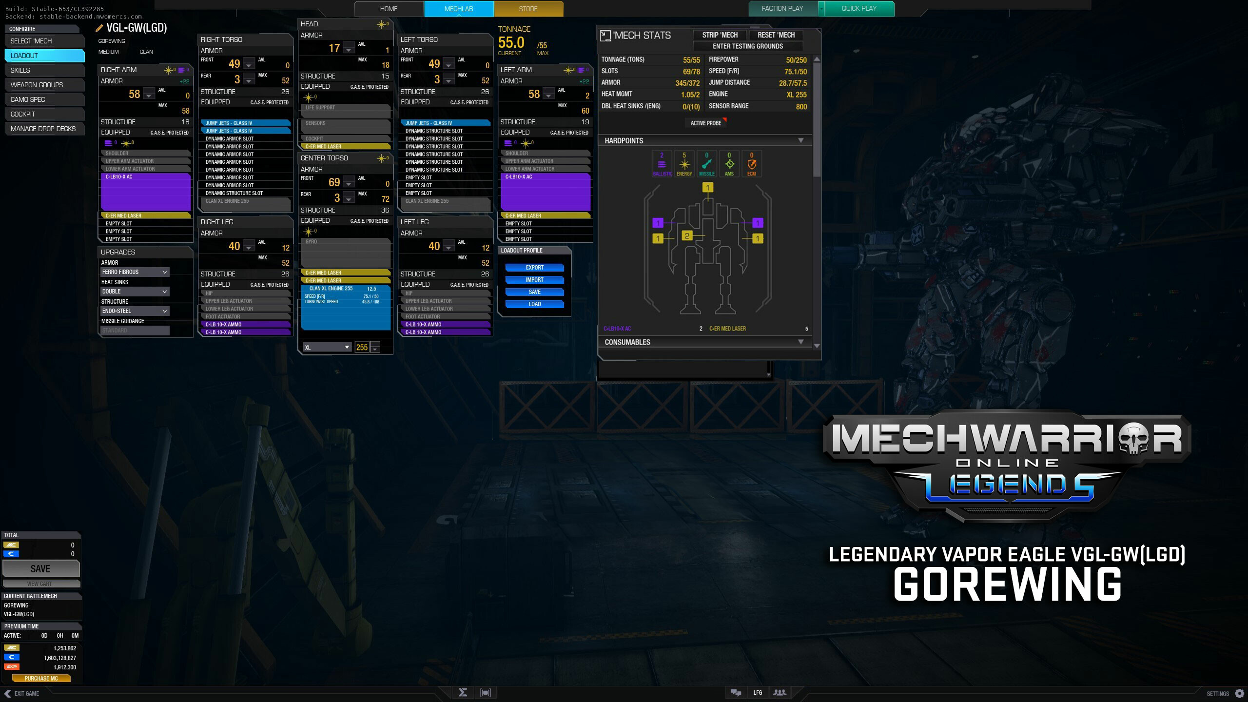 MechWarrior Online™ - Gorewing Legendary Mech Pack screenshot 3