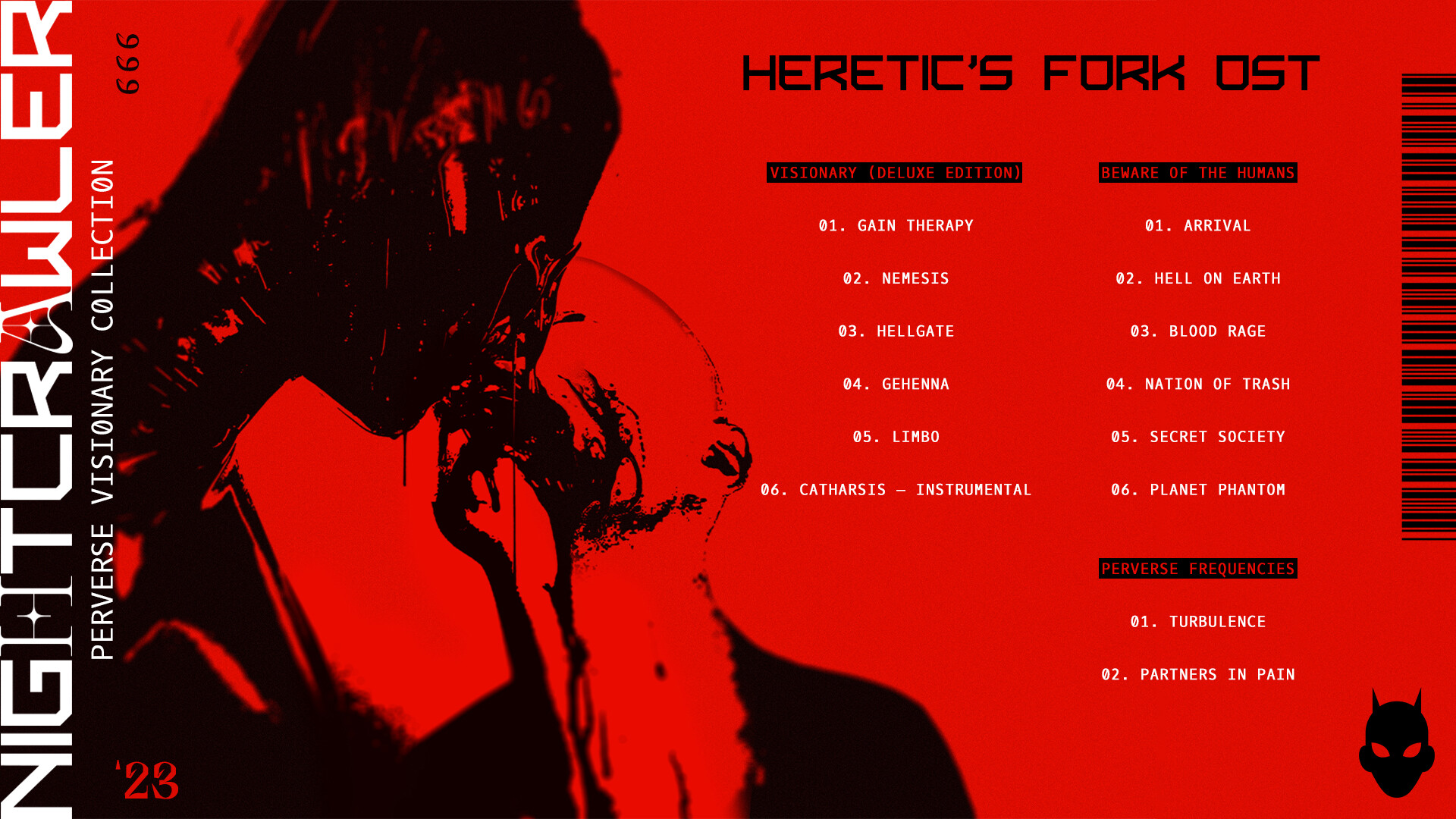 Heretic's Fork Soundtrack. Nightcrawler - Perverse Visionary Collection screenshot 1