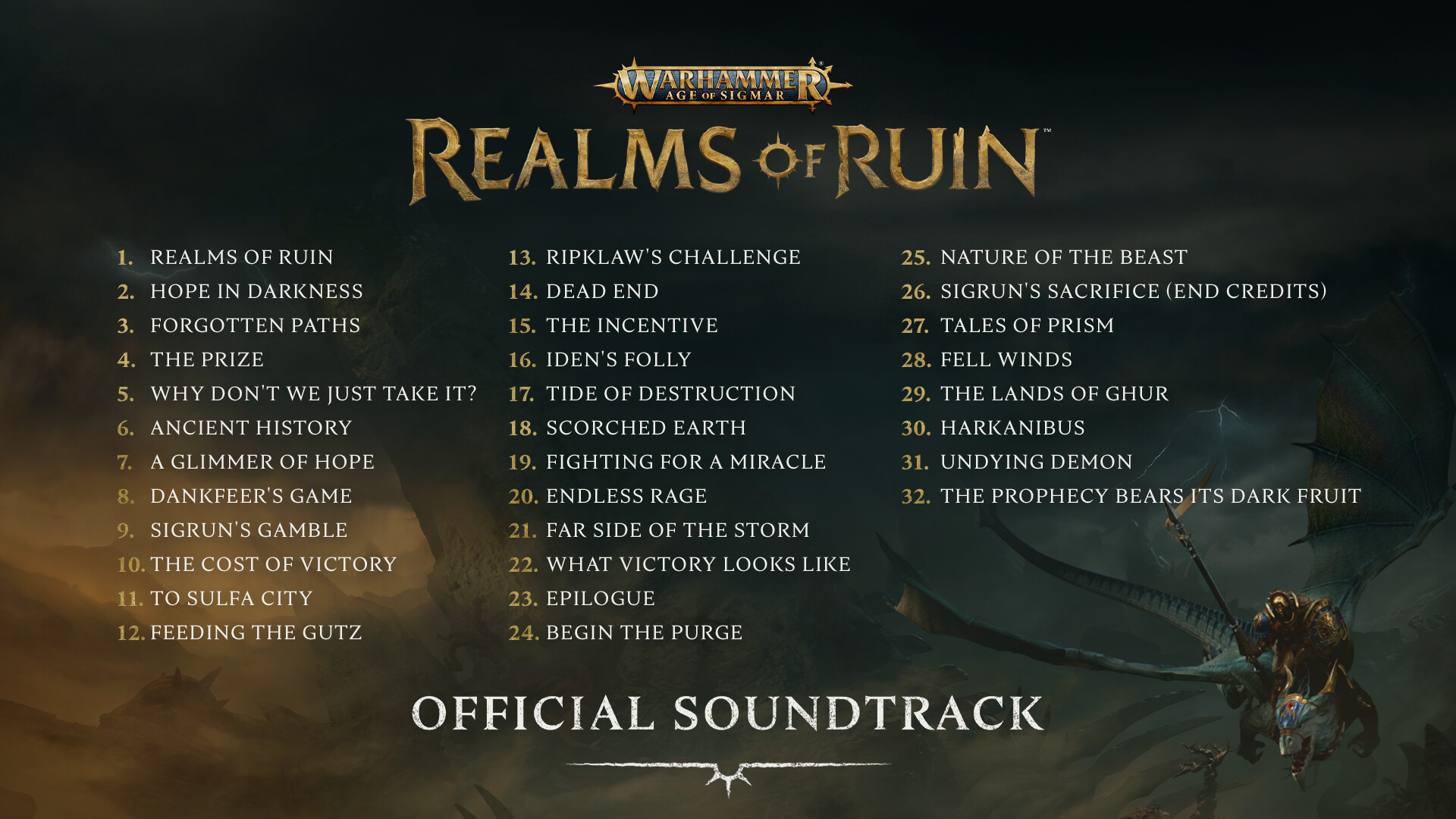 Warhammer Age of Sigmar: Realms of Ruin Soundtrack screenshot 1
