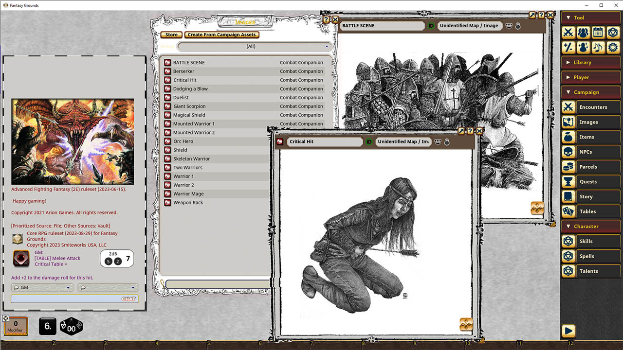 Fantasy Grounds - Combat Companion screenshot 2
