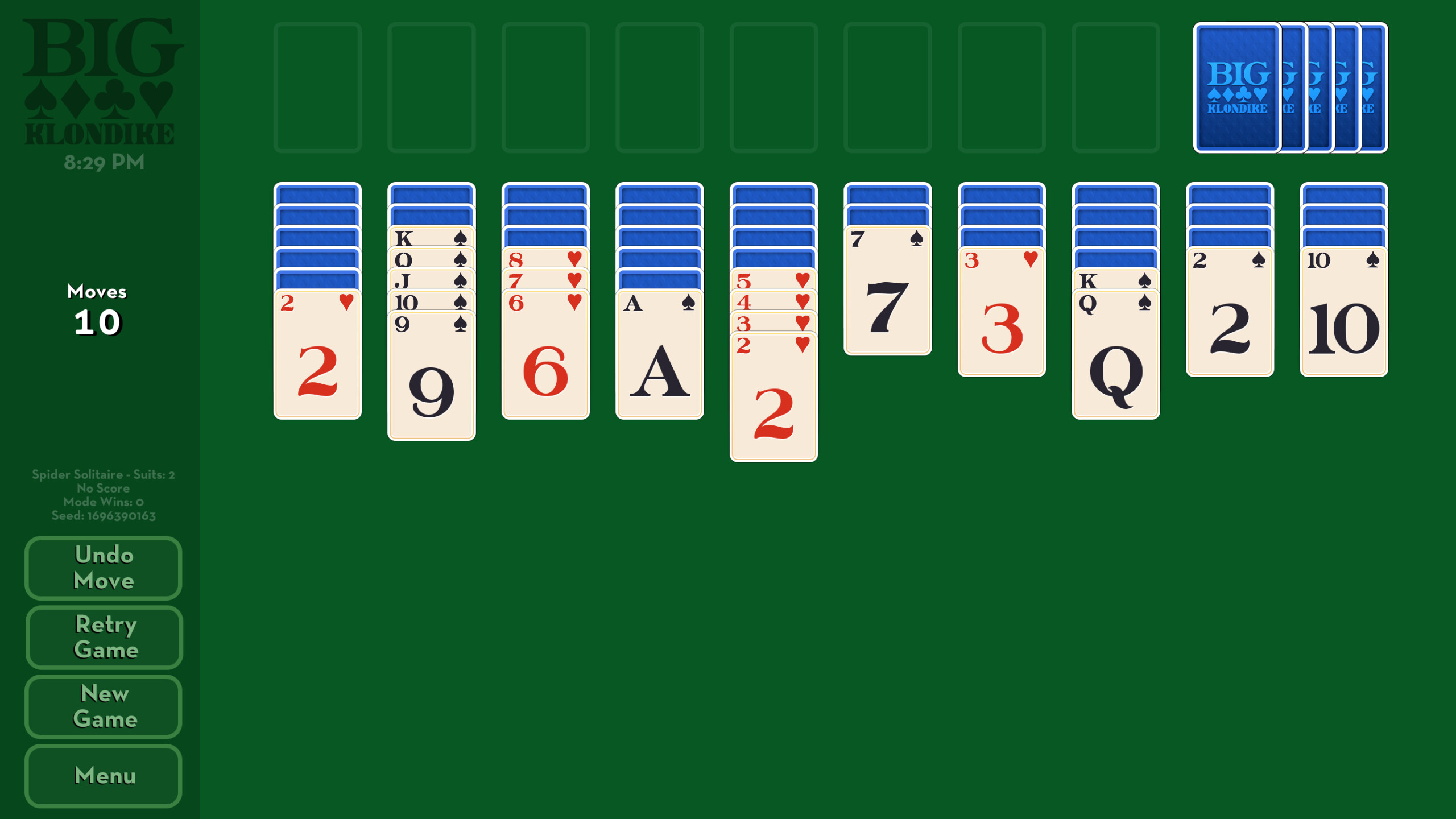 Big Klondike - Spider Solitaire screenshot 4